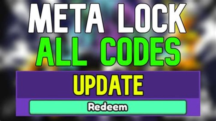 Roblox: Meta Lock Codes January 2024 - SarkariResult